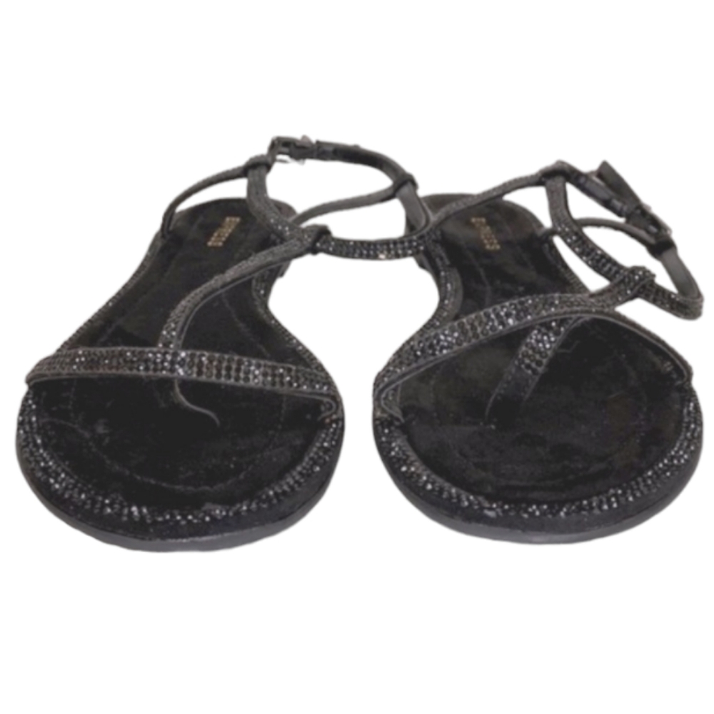 NWOT | Express Rhinestone Sandals - Picture 3 of 6